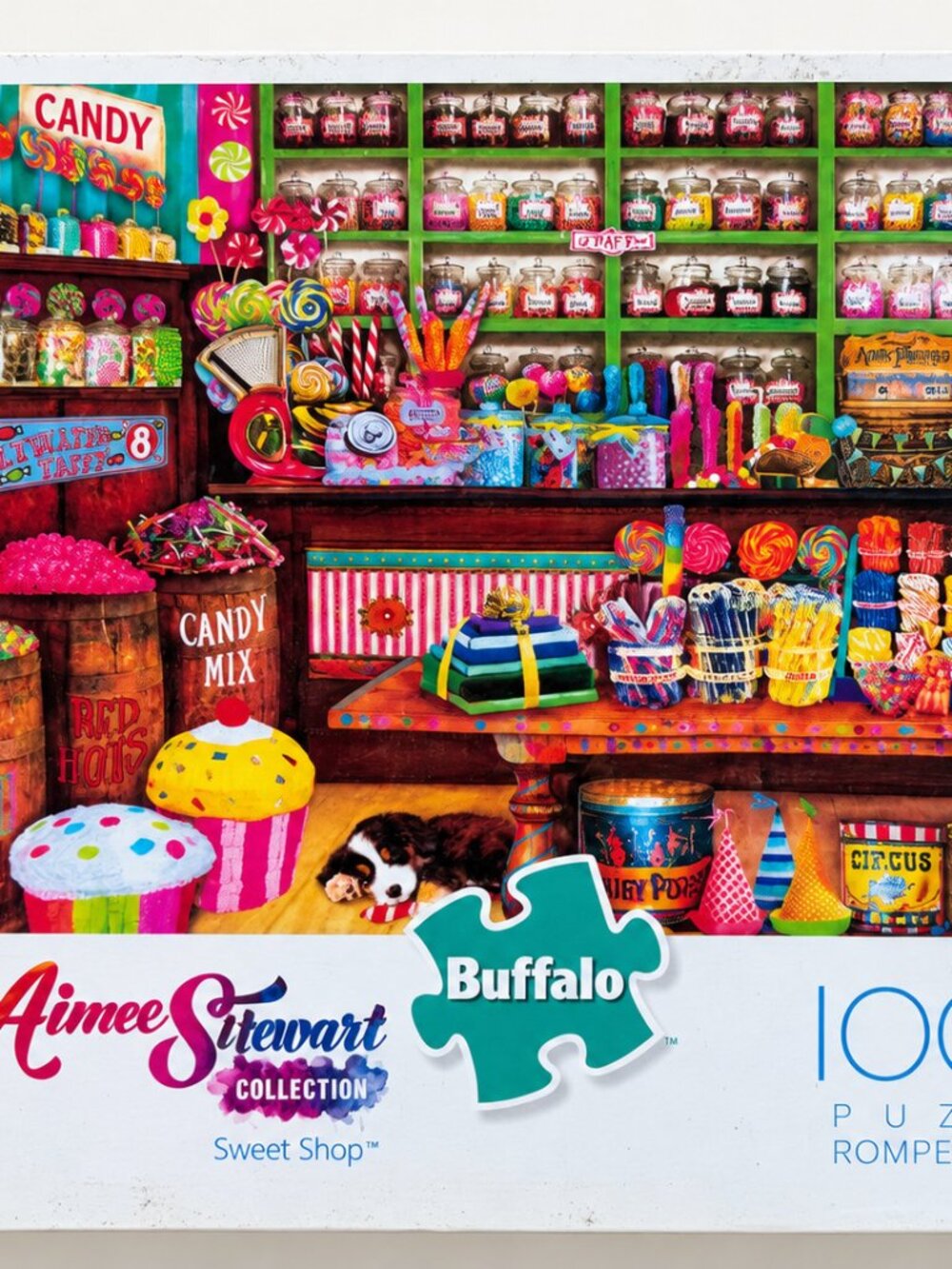 Buffalo Games Aimee Stewart Sweet Shop 1000-Piece Candy Jigsaw Puzzle